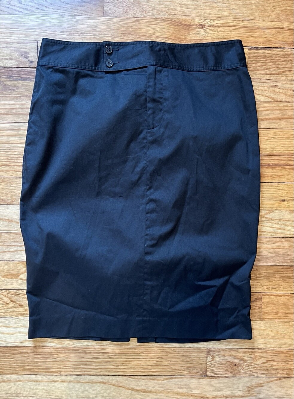 Ralph Lauren Skirt Women’s 10 Straight 100% Cotton LRL Premium Black